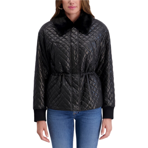 Kensie quilt cire jacket