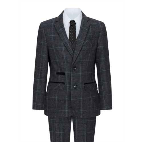 Paul Andrew harvey 3 piece tweed suit herringbone