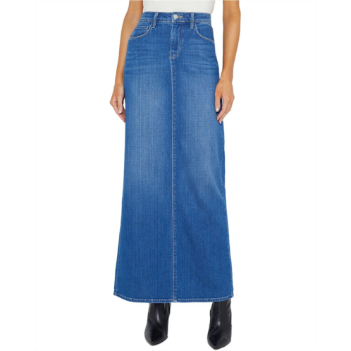 L miriam denim maxi skirt