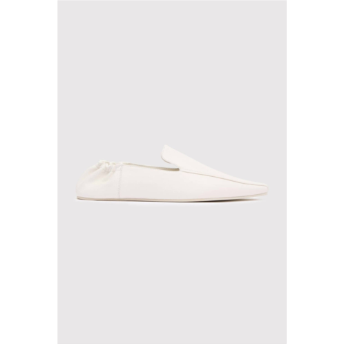 St. Agni womens flat loafer in white