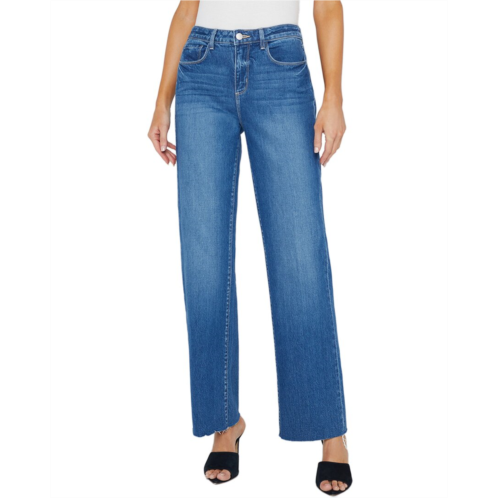 tiana high-rise wide leg jean