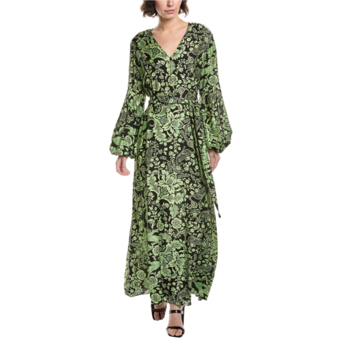 Diane von Furstenberg sal silk-blend maxi dress