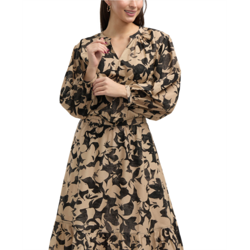 Ellen Tracy womens balloon sleeve cropped top