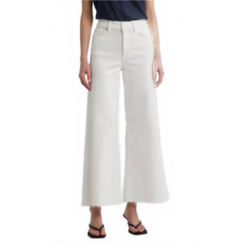 FRAME womens le palazzo cropped raw after jeans in au natural clean raw after
