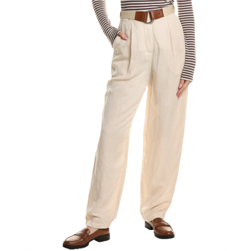 Emporio Armani linen-blend trouser