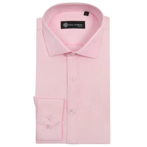 Paul Andrew classic dress shirt double cuff cutaway collar formal business office weddings