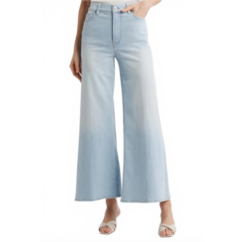 FRAME womens le palazzo crop jeans in blue