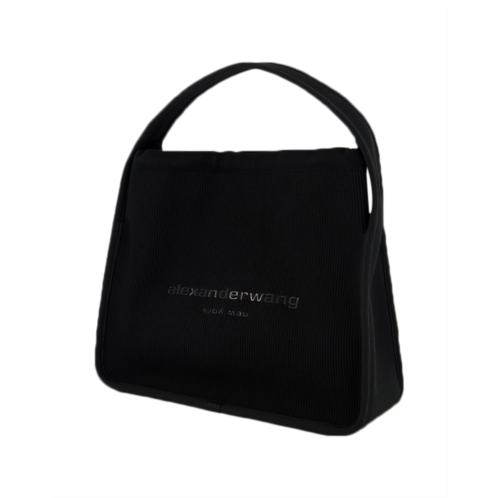 ryan large handbag - alexander wang - mesh - black