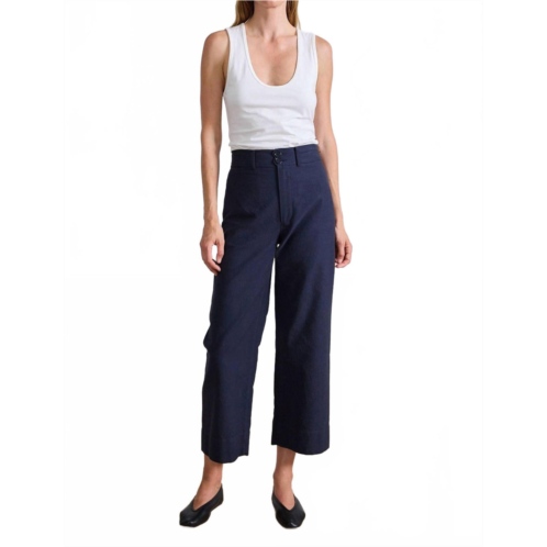 APIECE APART womens classic merida pants in navy