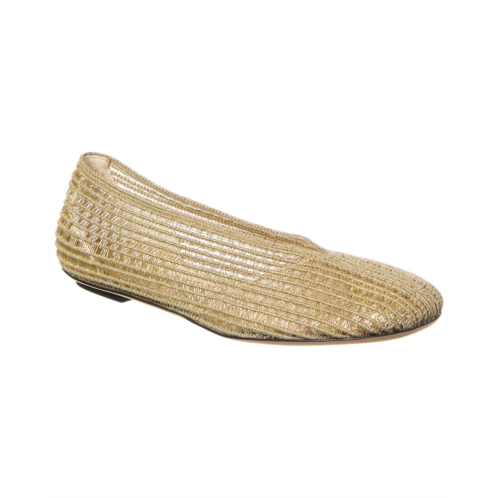 Victoria Beckham lurex mesh ballet flat