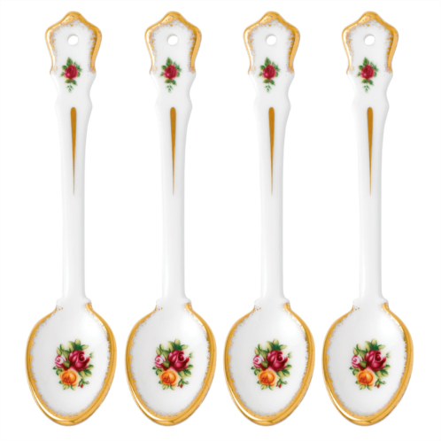 Royal Albert old country roses spoon 5.9in set of 4
