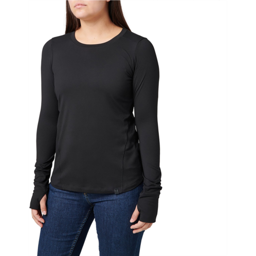5.11 Tactical Womens Yelena Crew Long Sleeve T-shirt Black