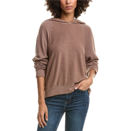 Bella Dahl reversed raglan hoodie