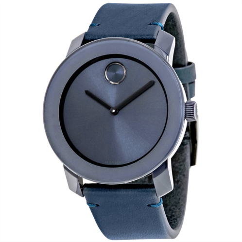 Movado Bold Blue Dial Watch