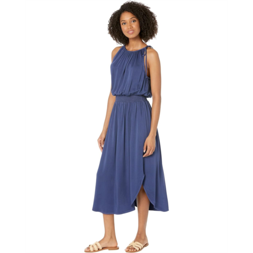 Bella dahl Sleeveless Smocked Waist Midi Dress