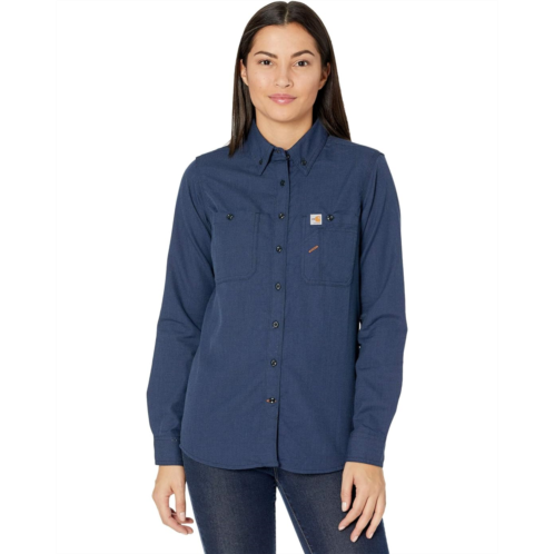 Womens Carhartt Flame-Resistant Force Relaxed Fit Long Sleeve Shirt