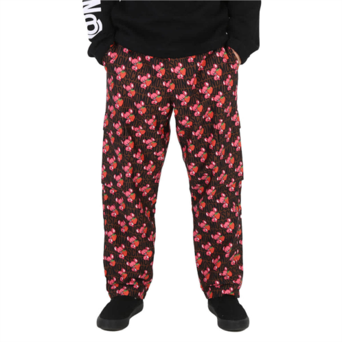 Moschino all-over animal printed straight leg cargo pants