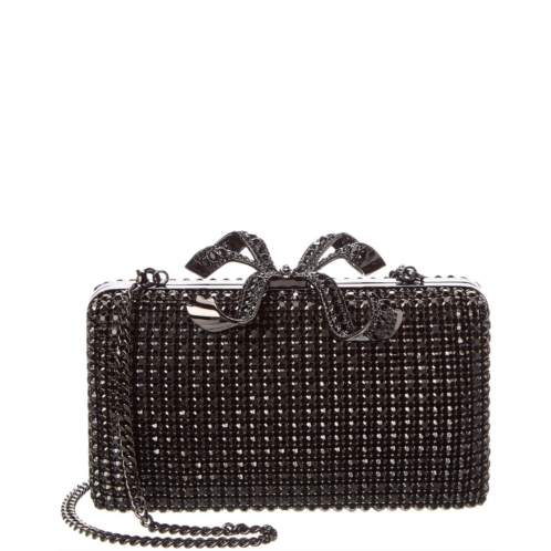 self-portrait crystal box clutch