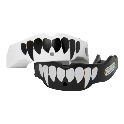 Battle Youth Fangs Mouth Guards 2-Pack Black/White 01