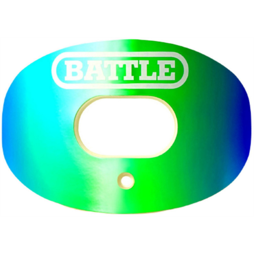 Battle Iridescent Oxygen Football Mouth Guard Blue/Light Green