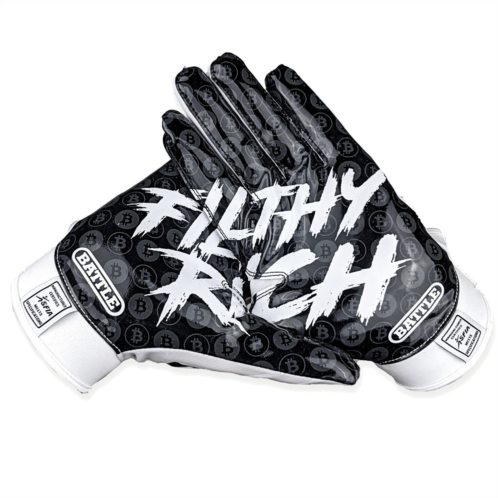 Battle Adults Filthy Rich Football Gloves