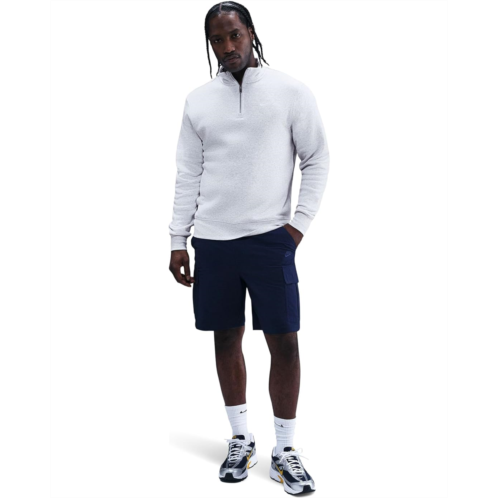 Mens Nike Club Basket Ball Half-Zip Top