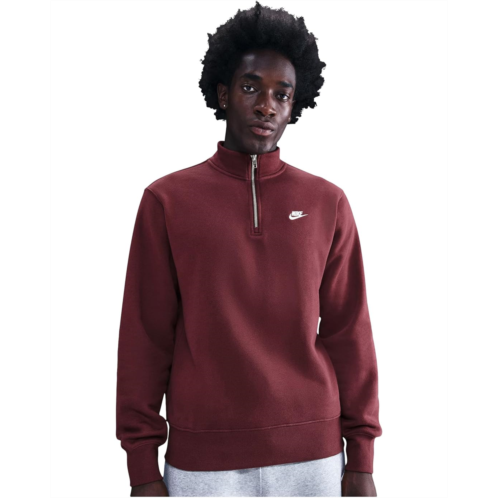 Mens Nike Club Basket Ball Half-Zip Top