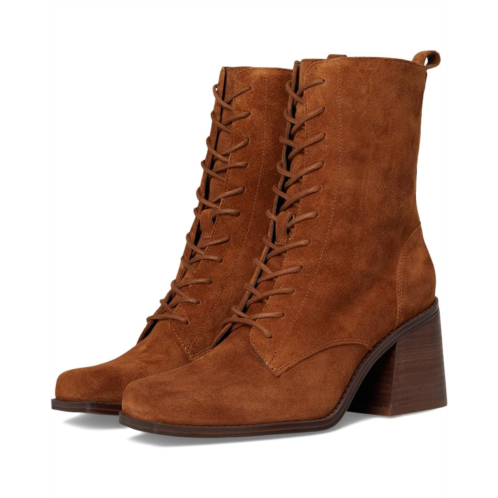 Womens Vince Camuto Safina Lace Up Block Heel Combat Bootie