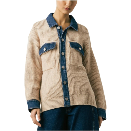 Blank NYC Playing The Field Sweater Shirt Jacket