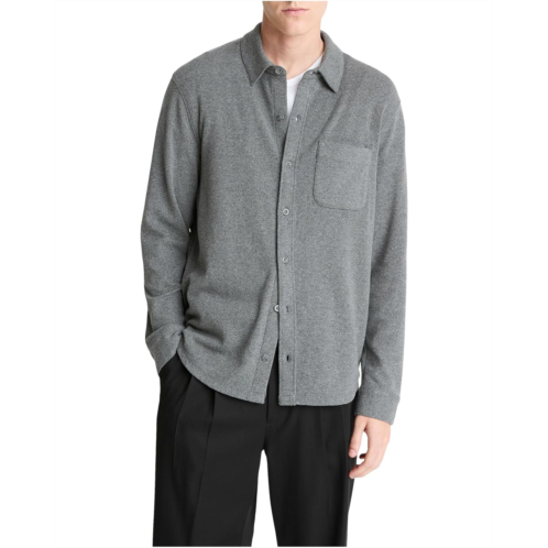 Mens Vince Solid Knit Shirt