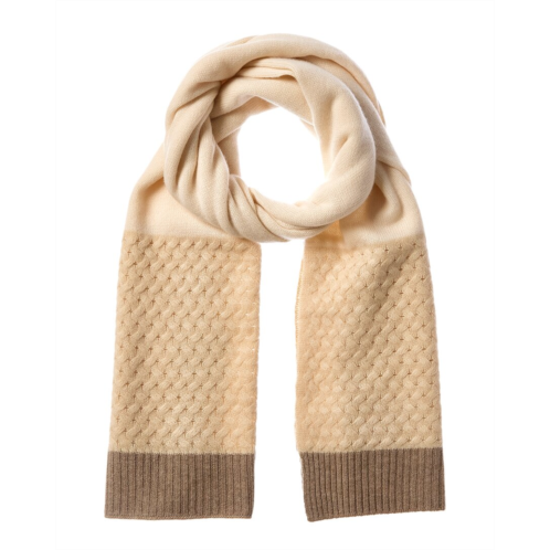La Fiorentina colorblocked cashmere & wool-blend scarf