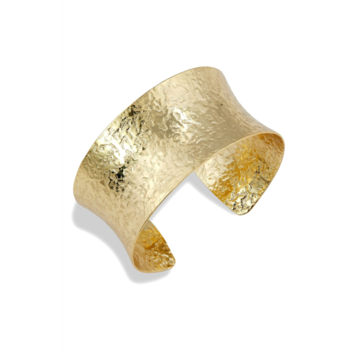 SAVVY CIE JEWELS 18k yellow gold plated bangle bracelet