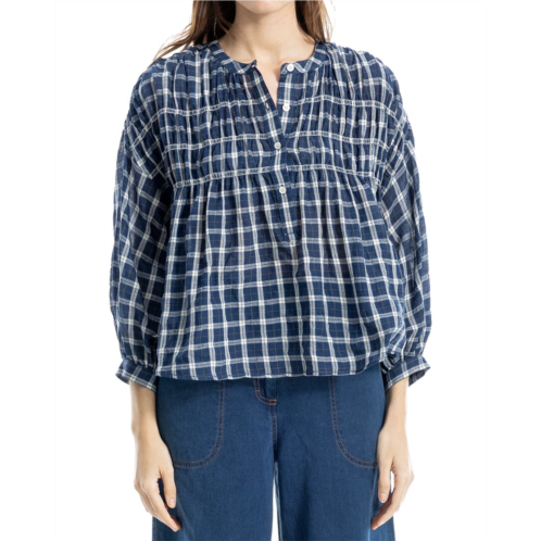 Max Studio smocked shirt