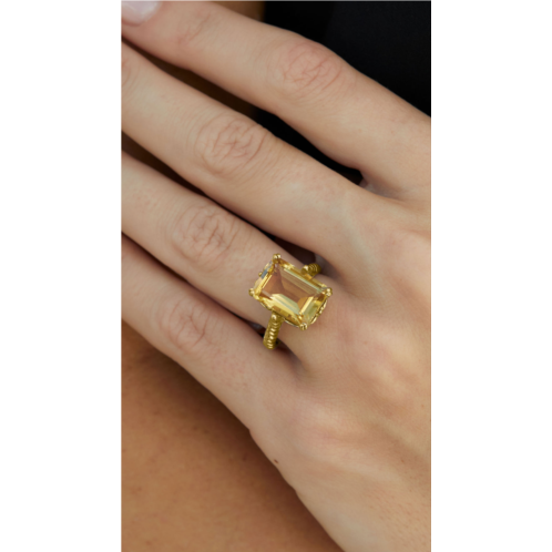 SAVVY CIE JEWELS sterling 7.25 ct citrine