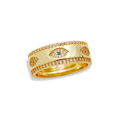 Savvy Cie Jewels gold evil eye band