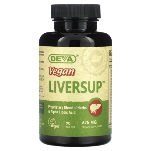 Deva Vegan Liversup 675 mg 90 Tablets