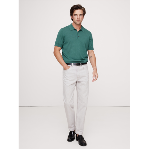 Bananarepublic Cashmere-Silk Short-Sleeve Sweater Polo