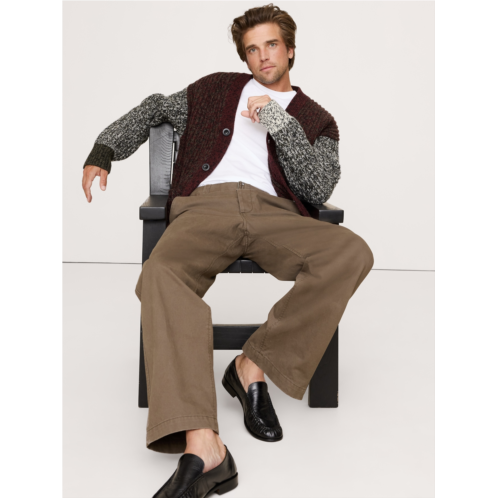 Bananarepublic Colorblock Italian Merino-Blend Cardigan