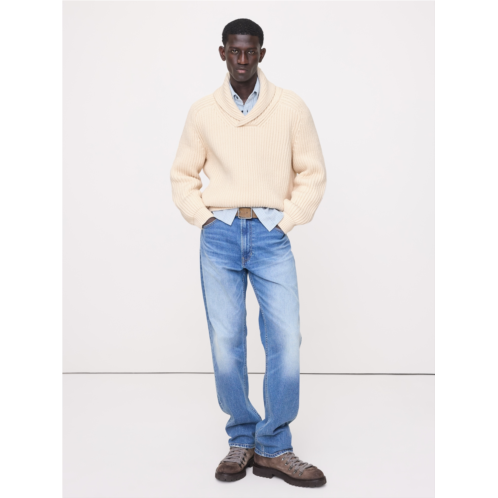 Bananarepublic Ribbed Shawl-Collar Sweater