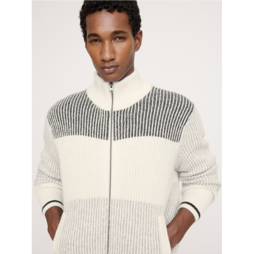 Bananarepublic Alpaca-Wool Blend Sweater Jacket