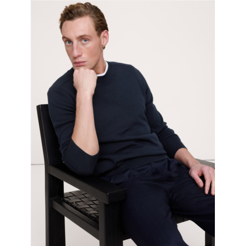 Bananarepublic Cotton Crew-Neck Sweater