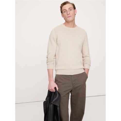 Bananarepublic Cotton Crew-Neck Sweater