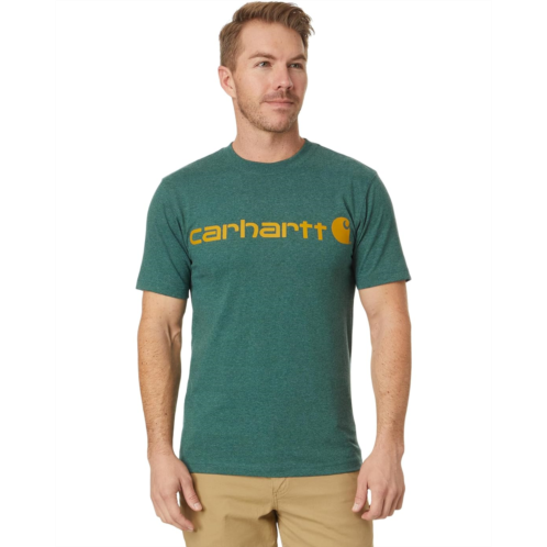 Mens Carhartt Loose Fit Heavyweight Short-Sleeve Logo Graphic T-Shirt