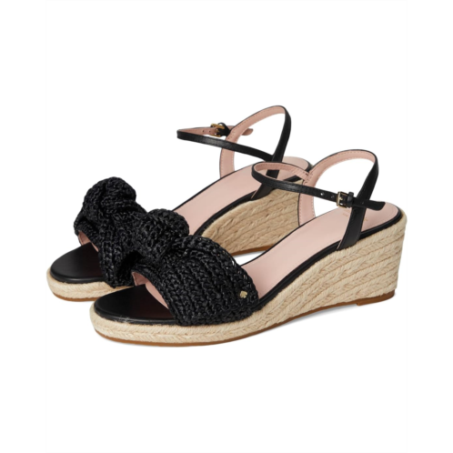Womens Kate Spade New York Leandra Raffia Espadrille Wedge Sandal
