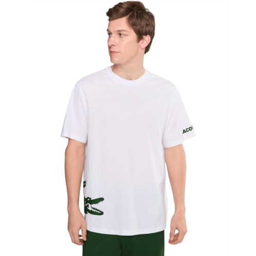 Mens Lacoste Printed Cotton Loungewear T-shirt
