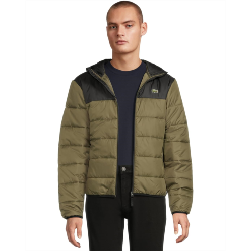 Mens Lacoste Water-Repellent Quilted Puffed Jacket