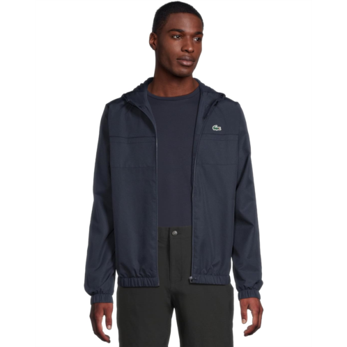 Mens Lacoste Water-repellent Sport Track Jacket