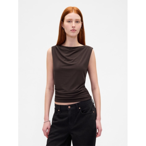 Gap Ruched Boatneck Top