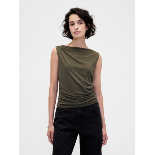 Gap Ruched Boatneck Top