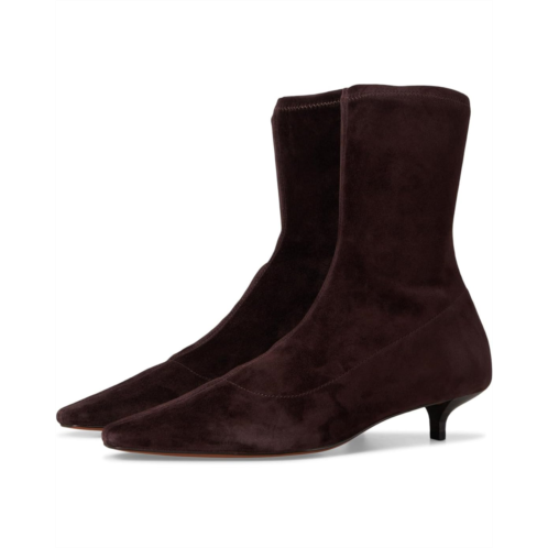 Womens Madewell Ciel Kitten Heel Glove Bootie - Suede